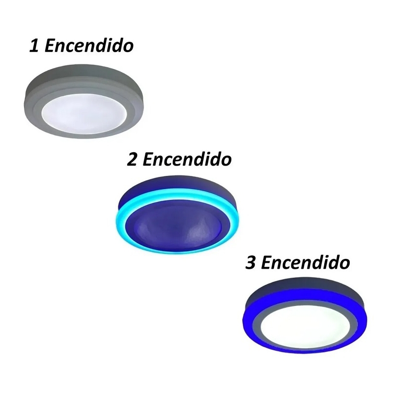 Foto 5 pulgar | Focos De Techo X3 Plafon Led Para Interiores Ove - Venta Internacional.