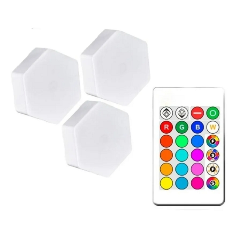 Lámpara De Pared Hexagonal Itm1340 Con Sensor Táctil - Venta Internacional.