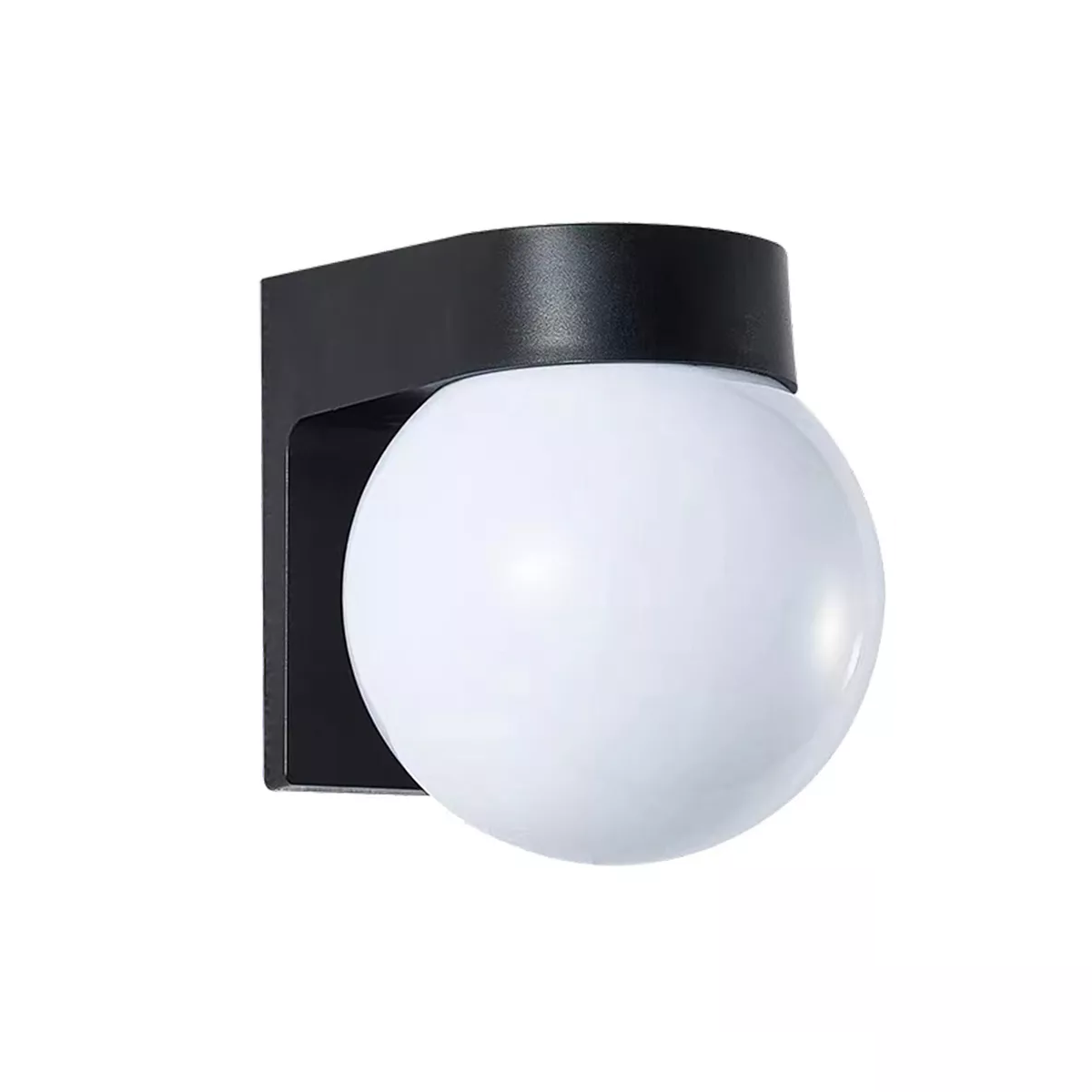 Lampara Pared Arbotante Tipo Globo Para Exterior/interior Eo Safe Imports Esi-13212 Multicolor