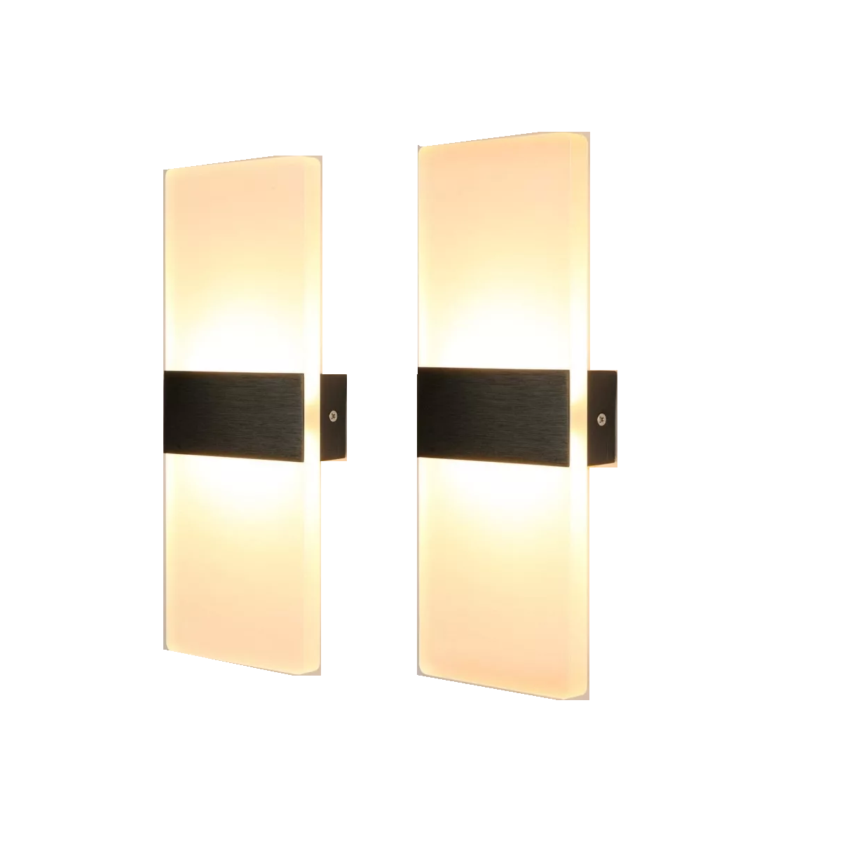 Lámpara De Pared Interior Dormitorio Decorativa 2 Piezas  Eo Safe Imports Esi-13186 Beige