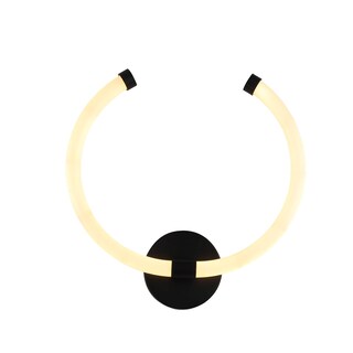 Foto 1 | Lámpara Arbontante De Pared Led Aura Luxica Lighting Negro
