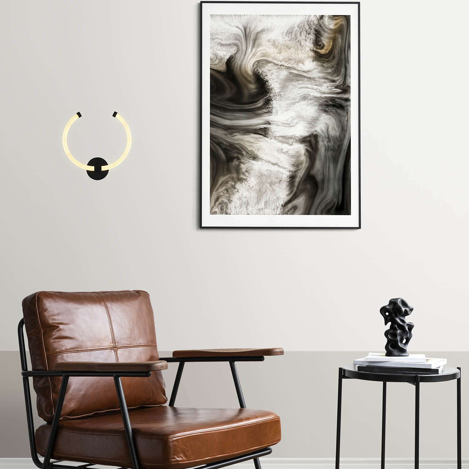 Foto 7 pulgar | Lámpara Arbontante De Pared Led Aura Luxica Lighting Negro