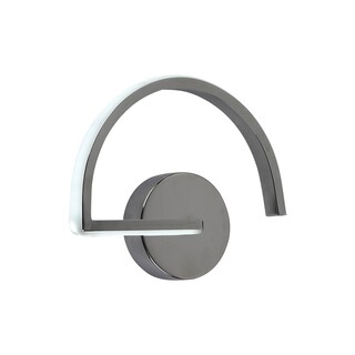 Foto 2 | Lámpara Arbotante de Pared Led Sleek Luxica Lighting Cromo