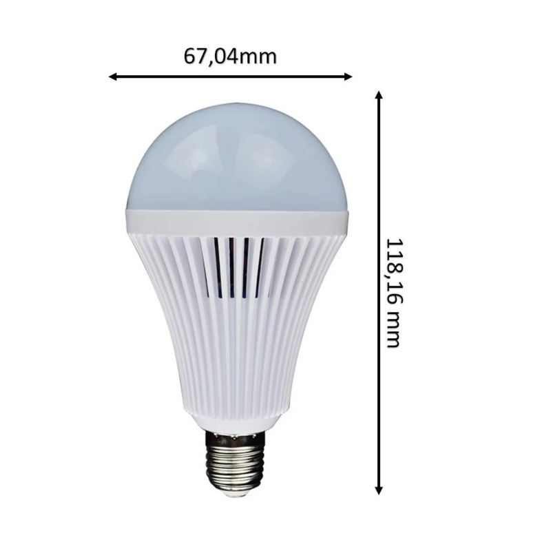 Foto 5 pulgar | Bombilla Led Recargable Inteligente 7w 110/220v - Venta Internacional