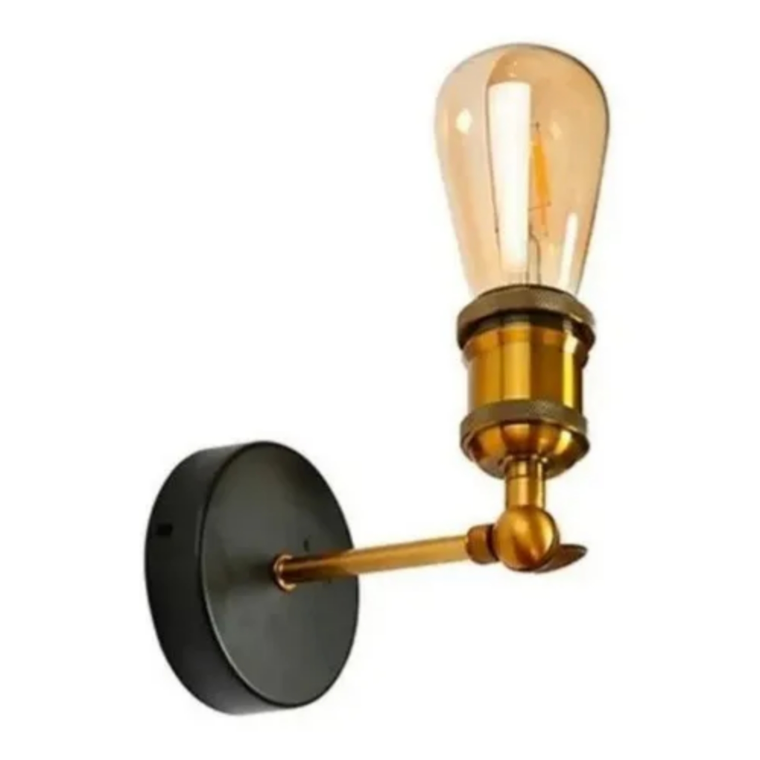 Foto 2 pulgar | Lámpara de Pared E27 con Foco Led color Bronce - Venta Internacional