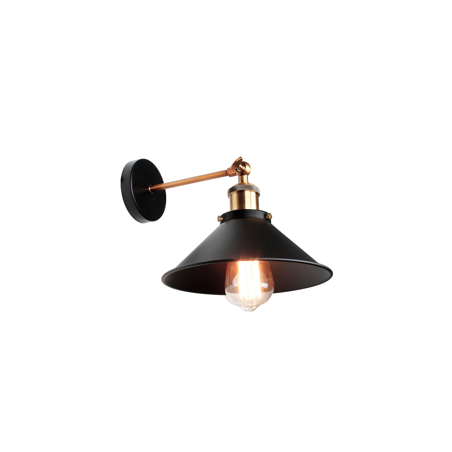 Foto 2 pulgar | Lámpara de Pared Vintage con Forma de Campana Base Metálica - Venta Internacional