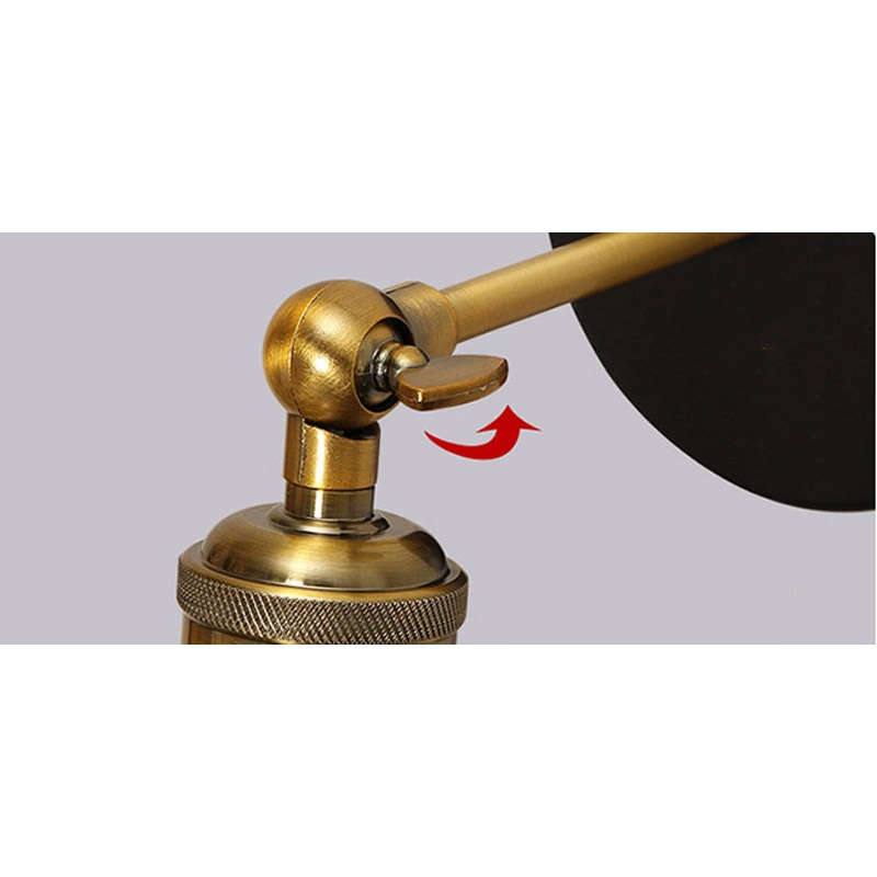 Foto 7 pulgar | Lámpara de Pared Vintage con Forma de Campana Base Metálica - Venta Internacional