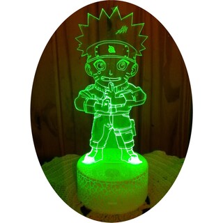 Foto 1 | Lámpara 3d Illusion Mini Usumaki de 7 Colores Led Anime - Venta Internacional