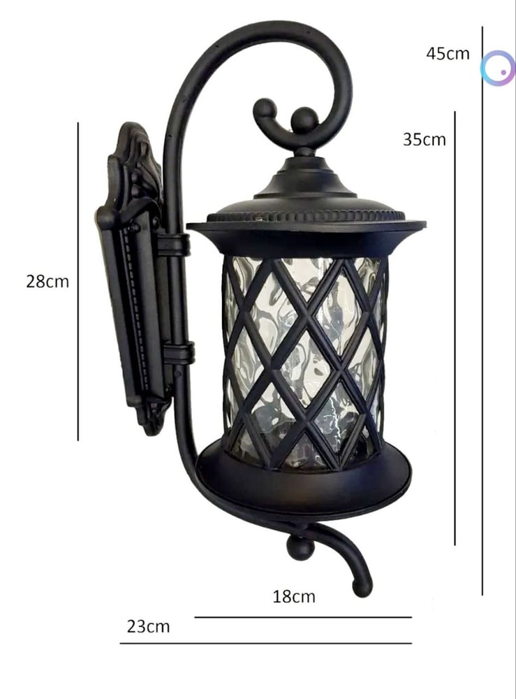 Foto 4 pulgar | Lámpara de Pared Lantern Dublin Premium E27 Diseño Contemporáneo - Venta Internacional