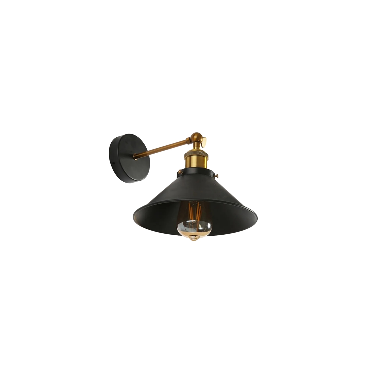 Foto 2 pulgar | Lámpara de Pared Led E27 de Bronce con Pantalla Decorativa - Venta Internacional