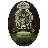 Lámpara 3d Illusion con Placa Del Real Madrid España con Led De 7 Colores - Venta Internacional