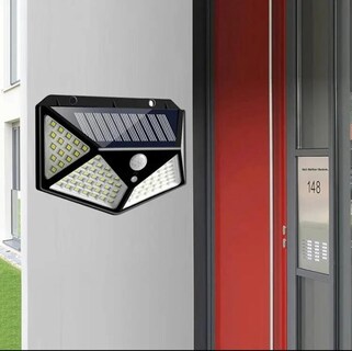 Foto 3 | Lámpara de Pared Solar con Sensor de Movimiento de Pared Led 20w - Venta Internacional