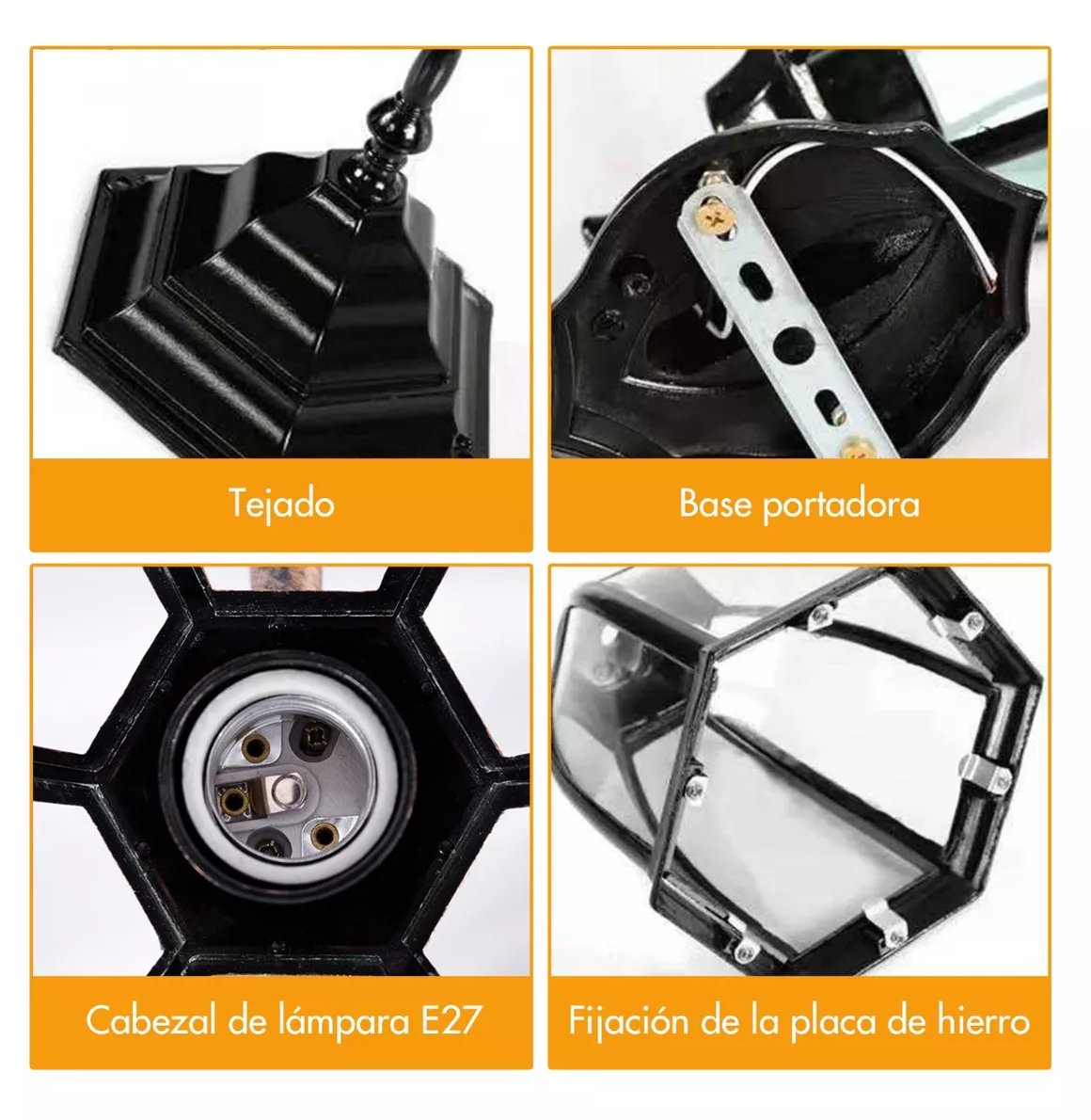 Foto 4 pulgar | Lámpara Farol de Pared Belug Mxq-061 110v/220v