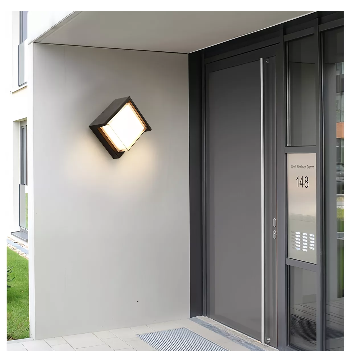 Foto 4 pulgar | Lámpara de Pared Led Aplique Impermeable Exterior Negro