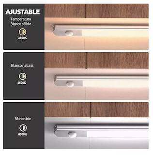 Foto 2 | Lámparas de Pared Inteligentes para Interior con Sensor 80 Led 2 pzas