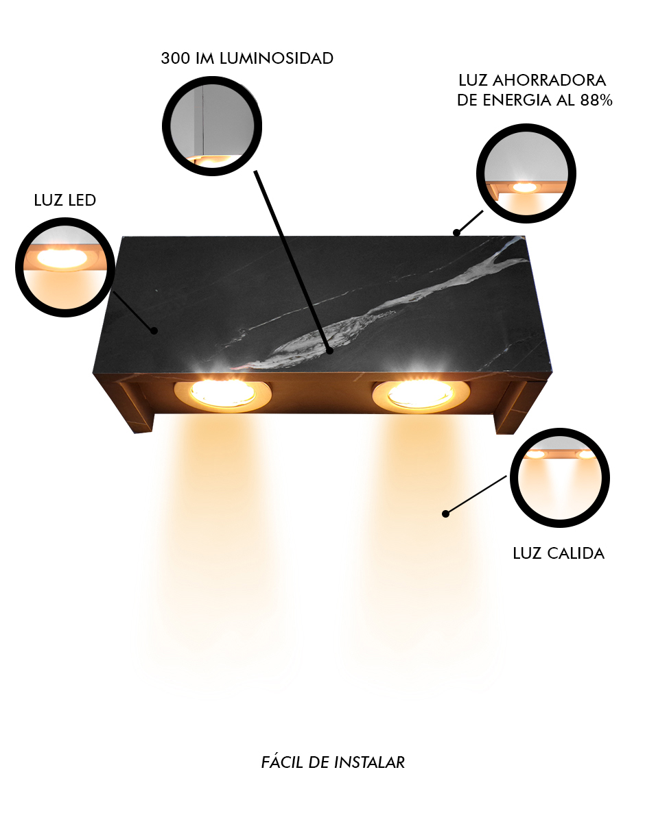 Foto 6 pulgar | Lámpara Para Interiores Con Cubre Foco Decorativo Nihal