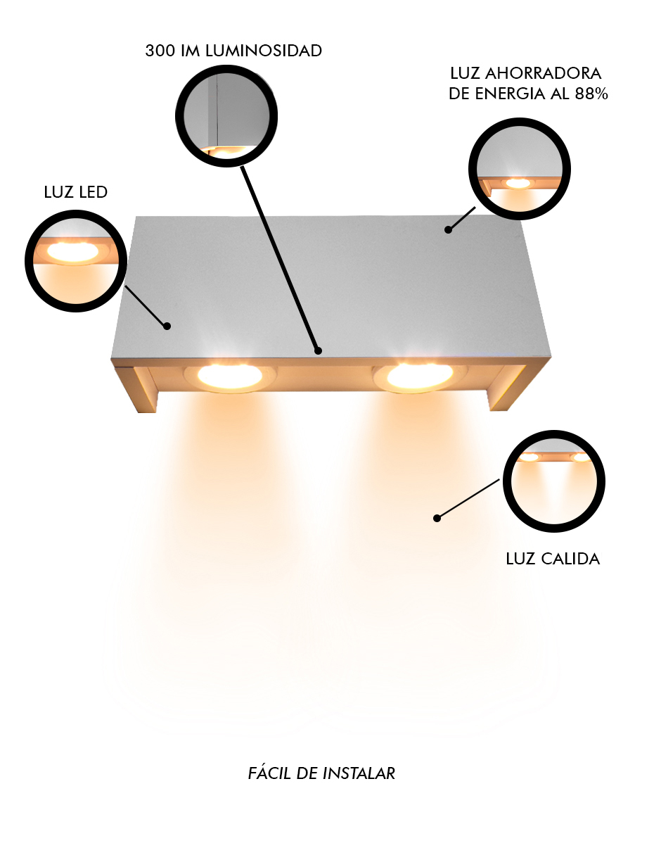 Foto 5 | Lámpara Para Interiores Con Cubre Foco Decorativo Nihal