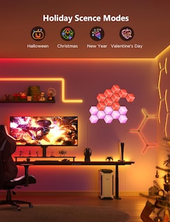 Foto 4 | Paquete De 7 Luces Led Para Juegos Govee Glide Y Rgbic Smart Wi-fi - Venta Internacional.