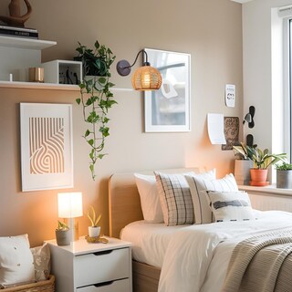 Foto 3 | Lámpara De Pared De Ratán Rústico Ligero Tejida A Mano Farmhouse E27 - Venta Internacional.