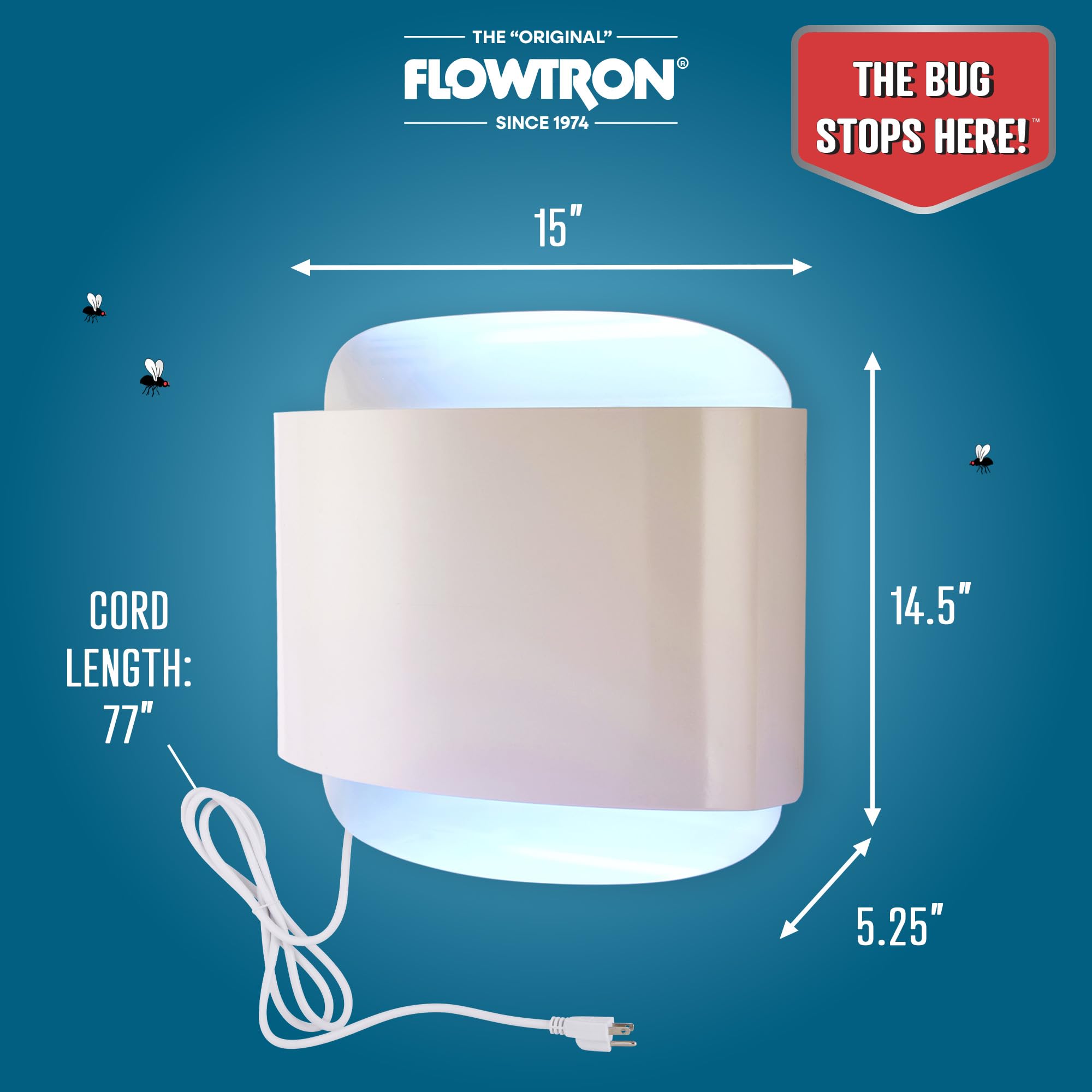 Foto 4 | Trampillas Para Insectos Eléctrico Flowtron, 40 W, Luz Uv - Venta Internacional.