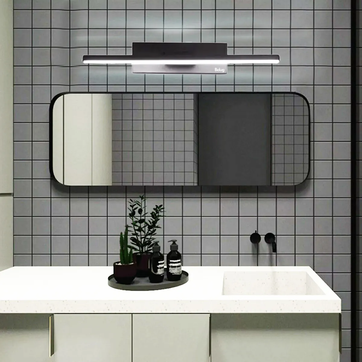 Foto 4 | Lámpara De Pared Belug Interiore Dormitorio Baño Lámpara De Noche Negro