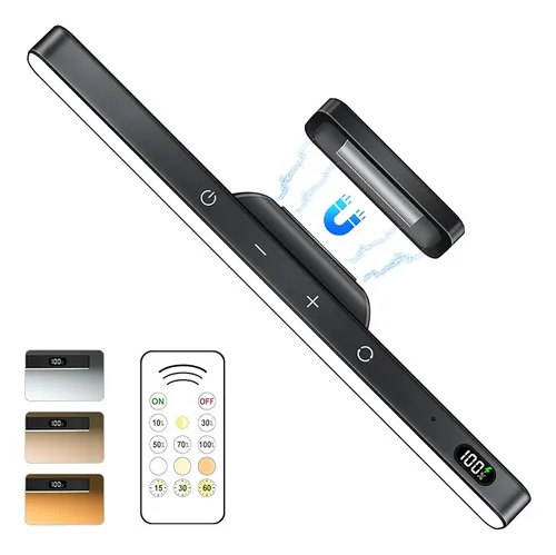Foto 2 pulgar | Lámpara De Pared Led Magnéticas Recargable Con Mando 3 Color