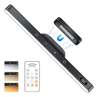 Foto 1 | Lámpara De Pared Led Magnéticas Recargable Con Mando 3 Color