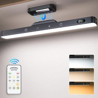 Foto 2 | Lámpara De Pared Led Magnéticas Recargable Con Mando 3 Color