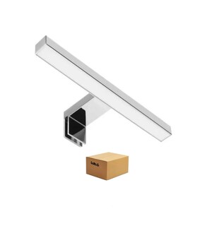 Foto 1 | Lámpara Led De Pared Moderna Luz Blanca 30cm Lab.g Plata