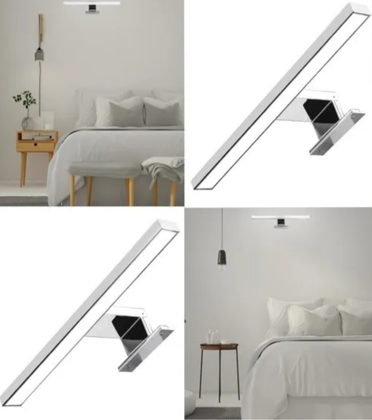 Foto 6 pulgar | Lámpara Led De Pared Moderna Luz Blanca 30cm Lab.g Plata