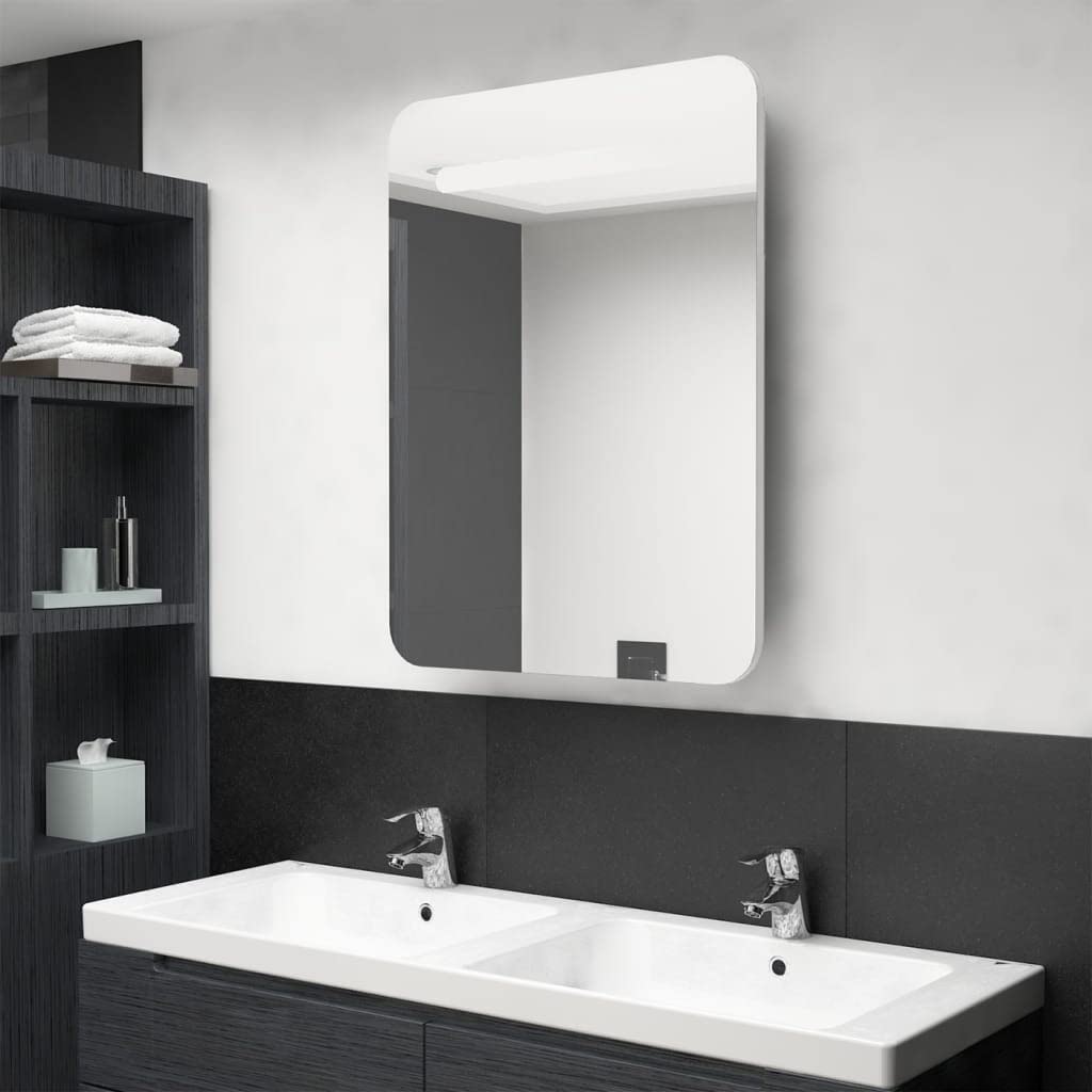 Foto 2 | Armario Con Espejo Para Baño  Iluminación Led Integrada Vidaxl - Venta Internacional.