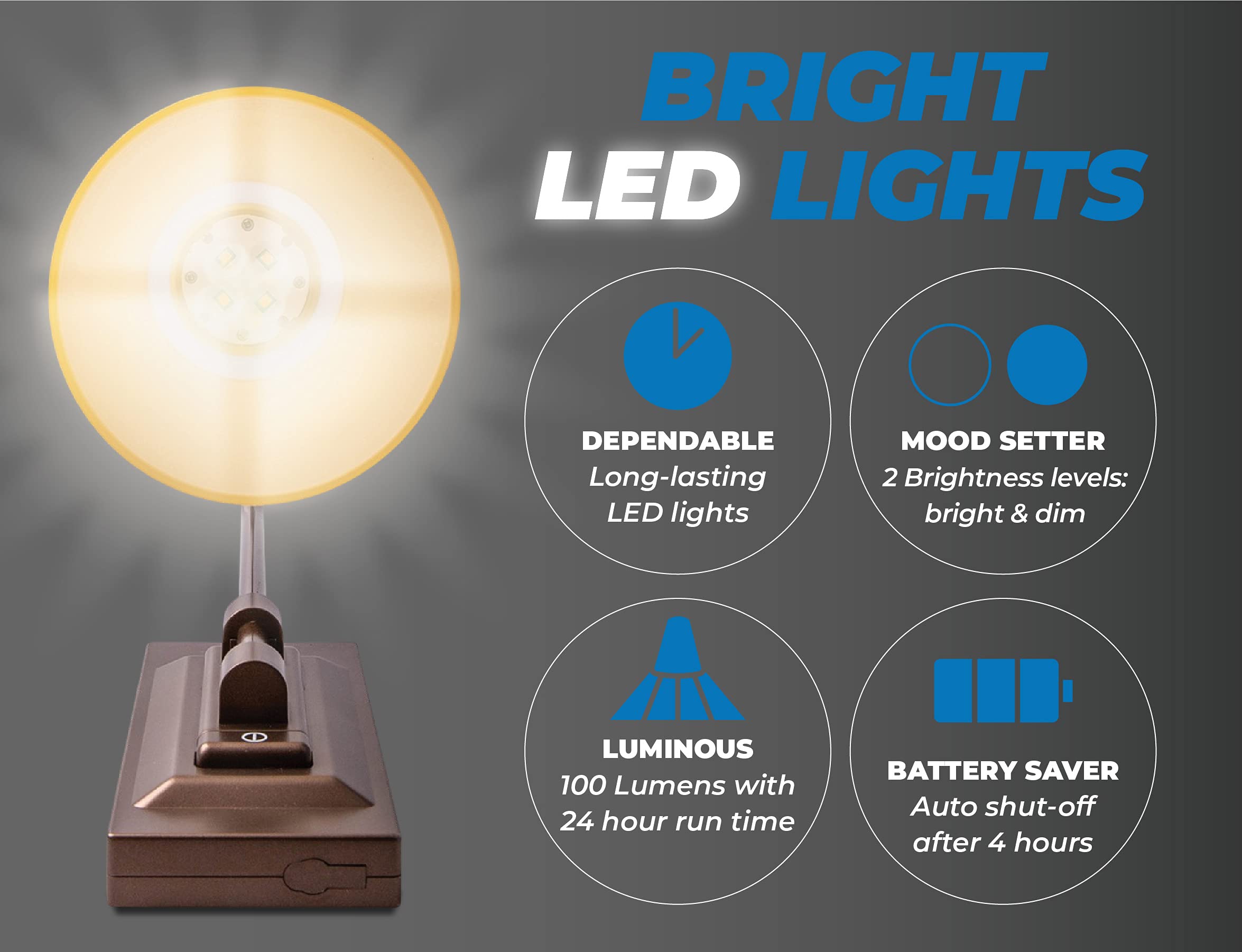 Foto 5 pulgar | Lámpara De Pared Westek Led  Funciona Con Pilas  Paquete De 2  100 Lúmenes - Venta Internacional.