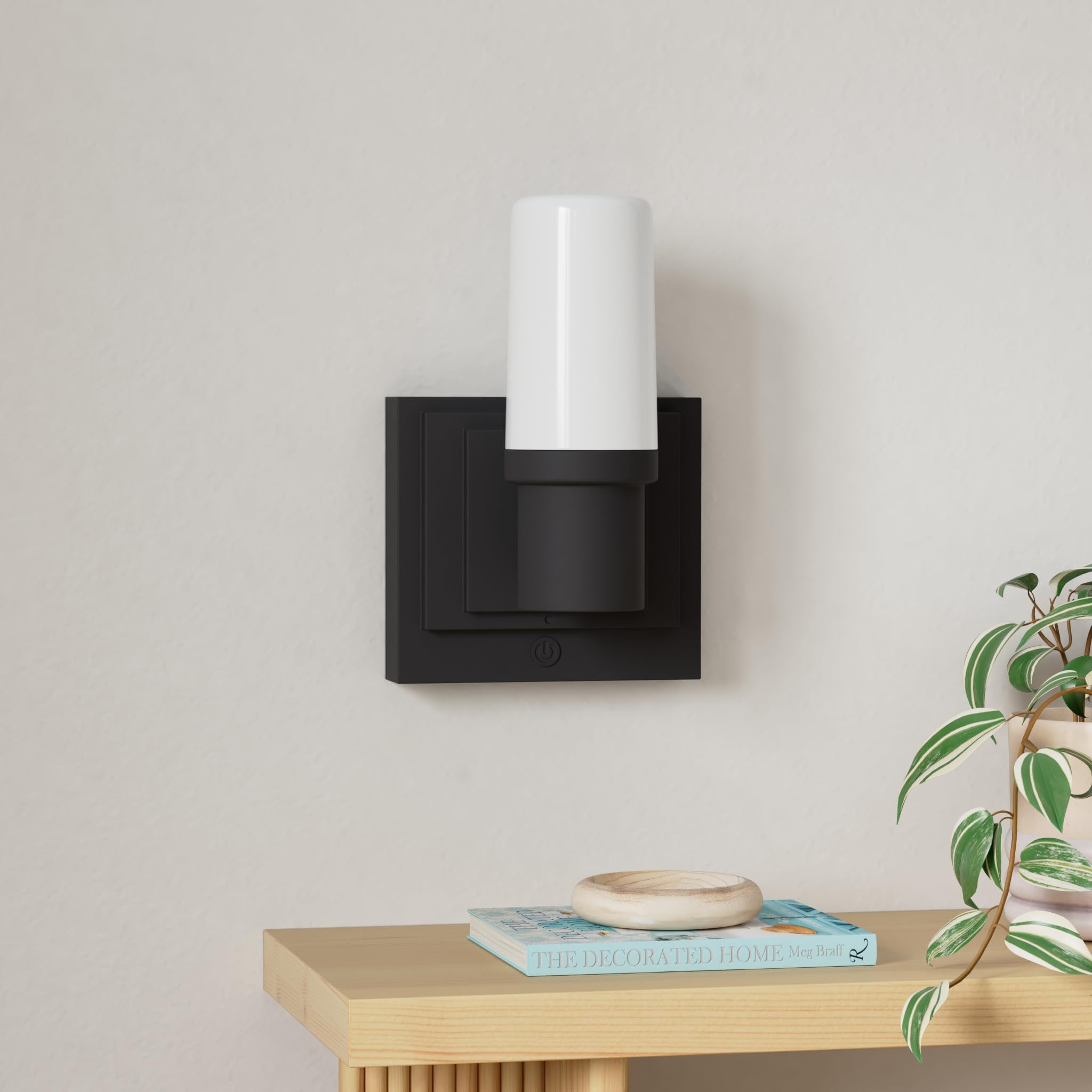 Foto 2 | Lámpara De Pared Con Pilas Westek  Paquete De 2  Con Mando A Distancia  Color Negro - Venta Internacional.