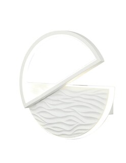 Foto 1 | Arbotante Circular Blanco con Luz LED Iluminación Luz Vic
