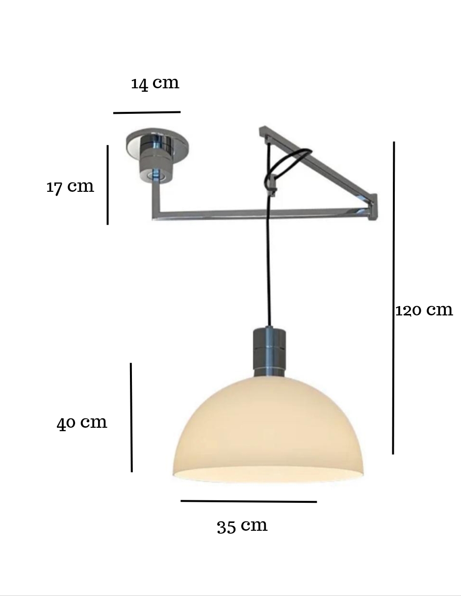 Foto 4 pulgar | Campana con Brazo Flexible Iluminación Luz Vic Blanco para Oficina - Habitación y Estudio