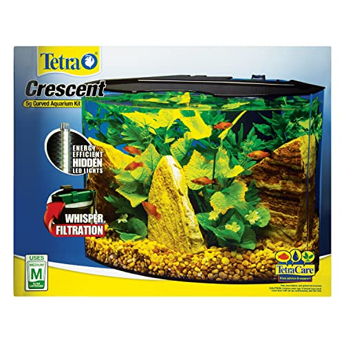 Foto 2 pulgar | Acuario Tetra Crescent 19 L Con Frente Curvo Y Led - Venta Internacional.