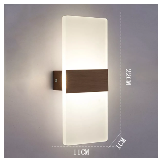 Foto 5 pulgar | Lámpara Wünd de Pared Interior Dormitorio con Luces Led de 6w