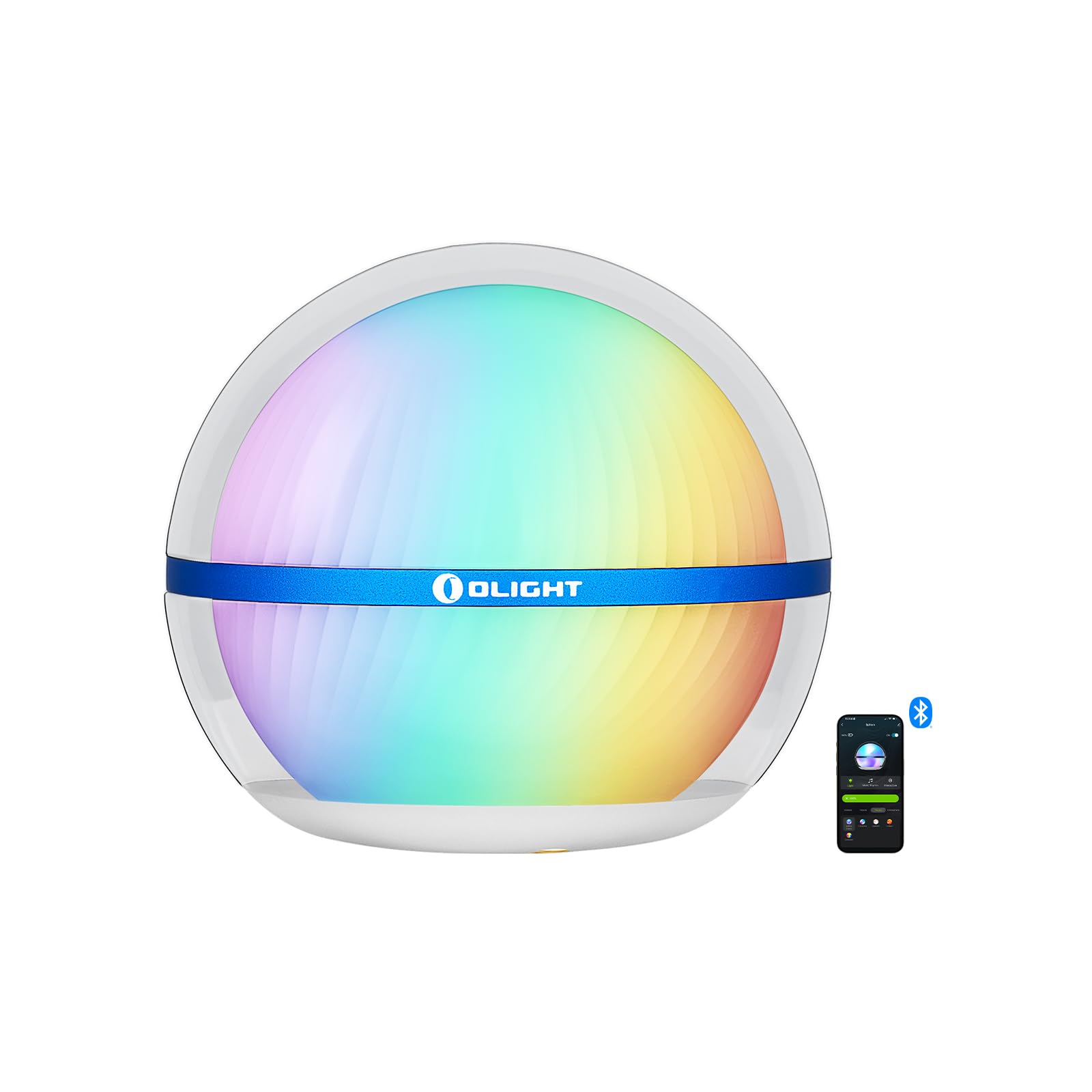 Lámpara Nocturna Olight Sphere Smart, 75 Lúmenes, Rgb, Recargable - Venta Internacional.