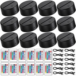 Foto 1 | Base de Lámpara Led Honoson 3d Night, 16 Colores con Mando A Distancia - Venta Internacional