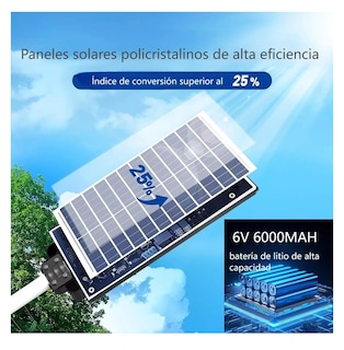 Foto 2 | Lámpara Solar Lab.G 640 Led 1000w Exterior Suburbana Alumbrado