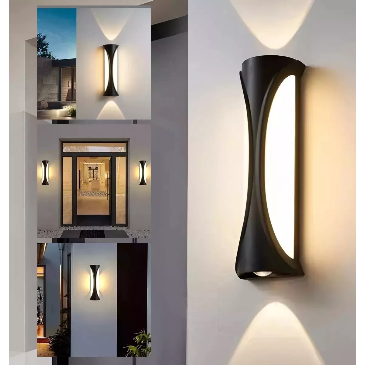 Foto 3 pulgar | Lámpara de Pared Led Eo Safe Imports ESI-16648 Negro