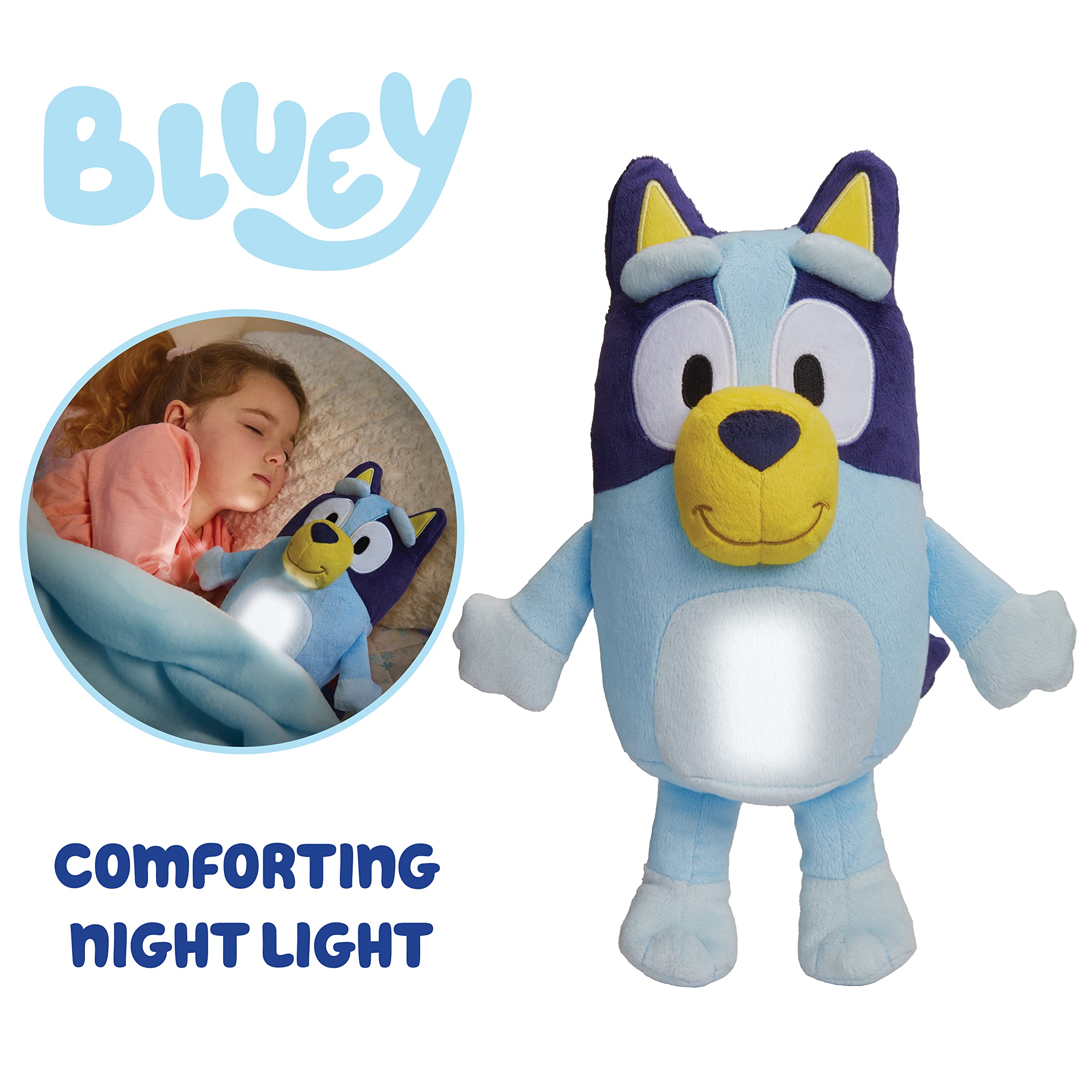 Foto 5 | Luz Nocturna Led Y De Peluche Sleeping Friend Bluey Goglow - Venta Internacional.