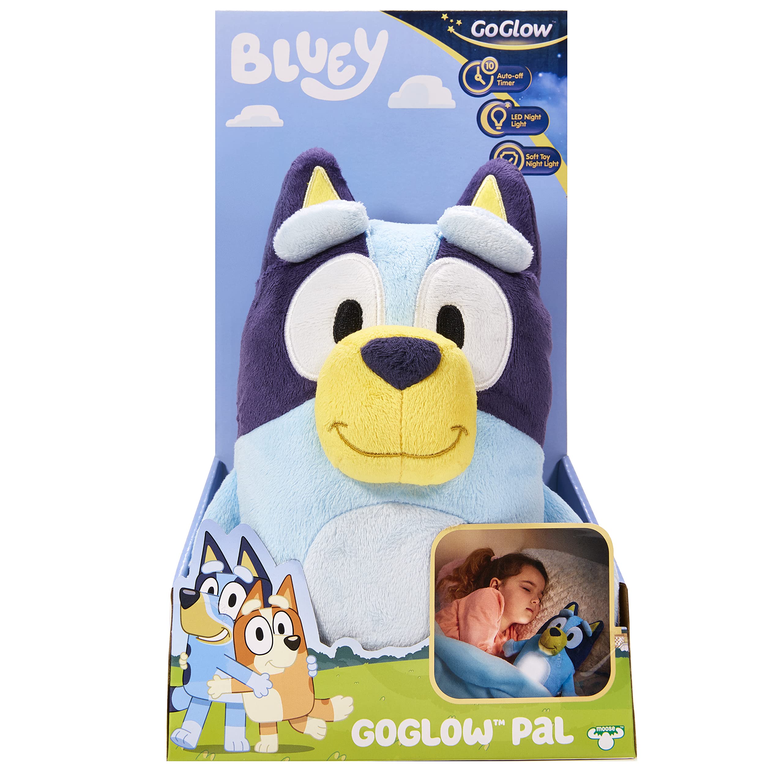Foto 7 | Luz Nocturna Led Y De Peluche Sleeping Friend Bluey Goglow - Venta Internacional.