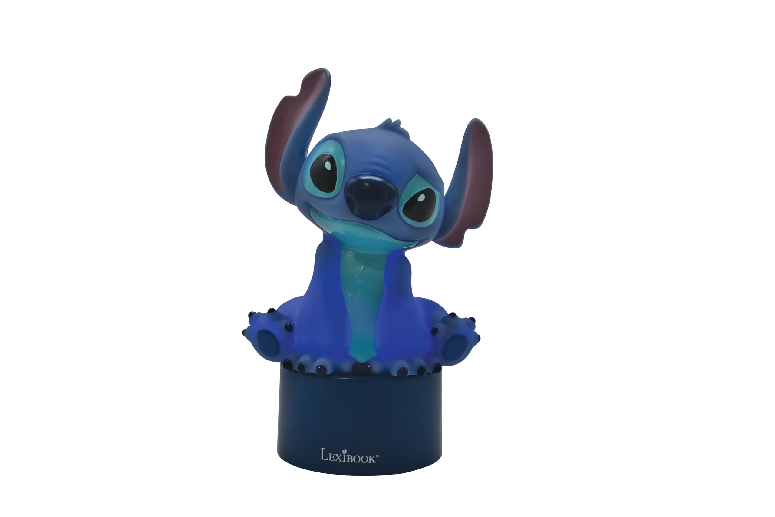 Foto 3 pulgar | Altavoz Nightlight Lexibook Disney Stitch, Cambio De Color Azul - Venta Internacional.