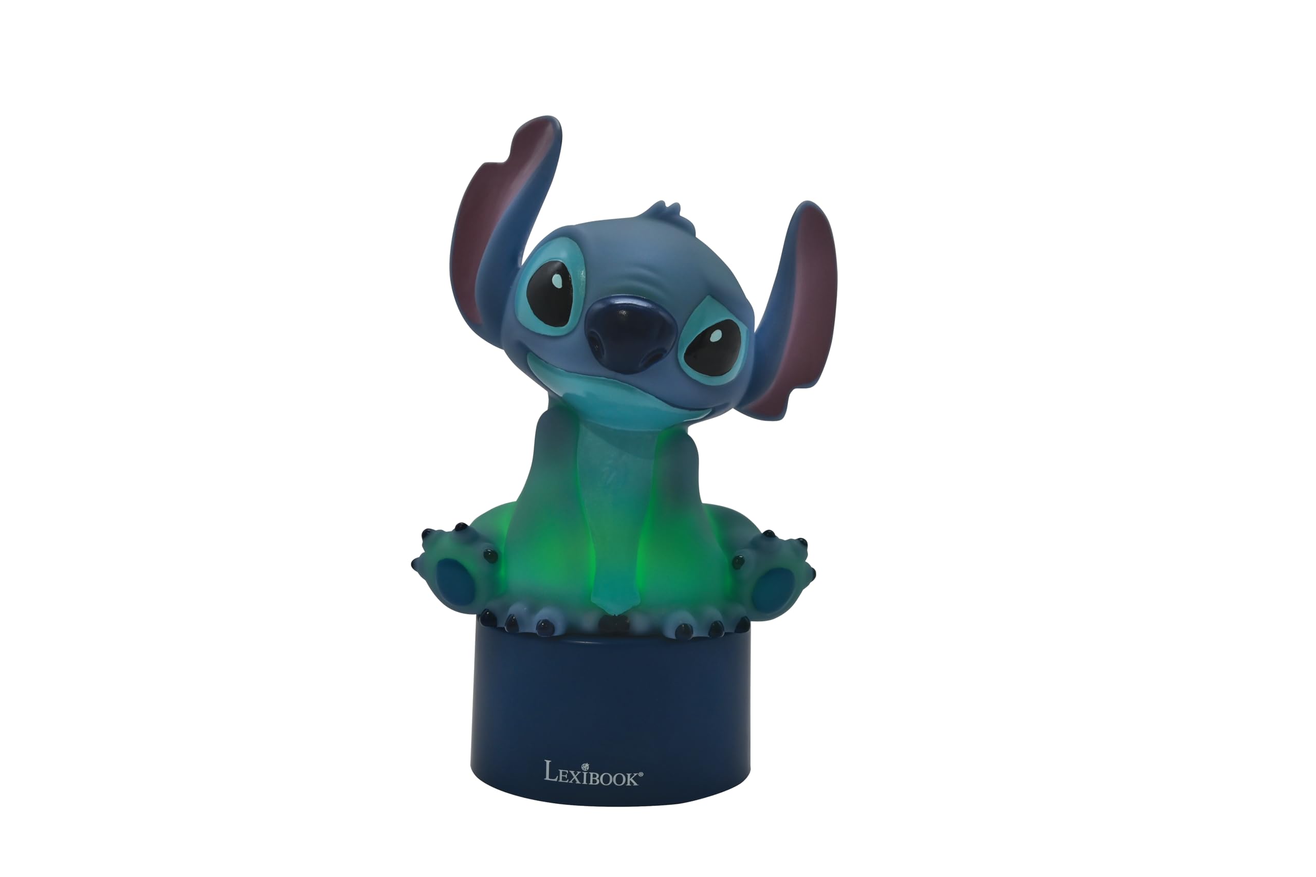 Foto 4 pulgar | Altavoz Nightlight Lexibook Disney Stitch, Cambio De Color Azul - Venta Internacional.