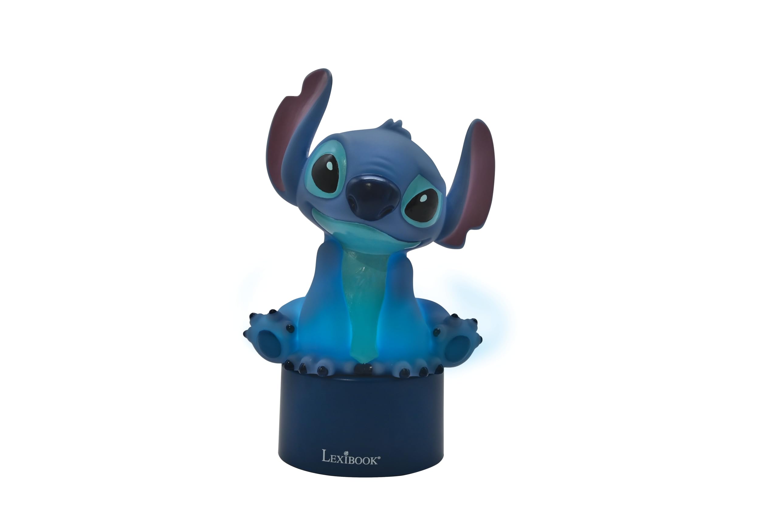 Foto 5 pulgar | Altavoz Nightlight Lexibook Disney Stitch, Cambio De Color Azul - Venta Internacional.