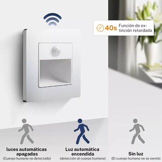 Foto 3 | Lámpara Led Empotrable Foco para Escalera Eo Safe Imports Esi-17402 Blanco
