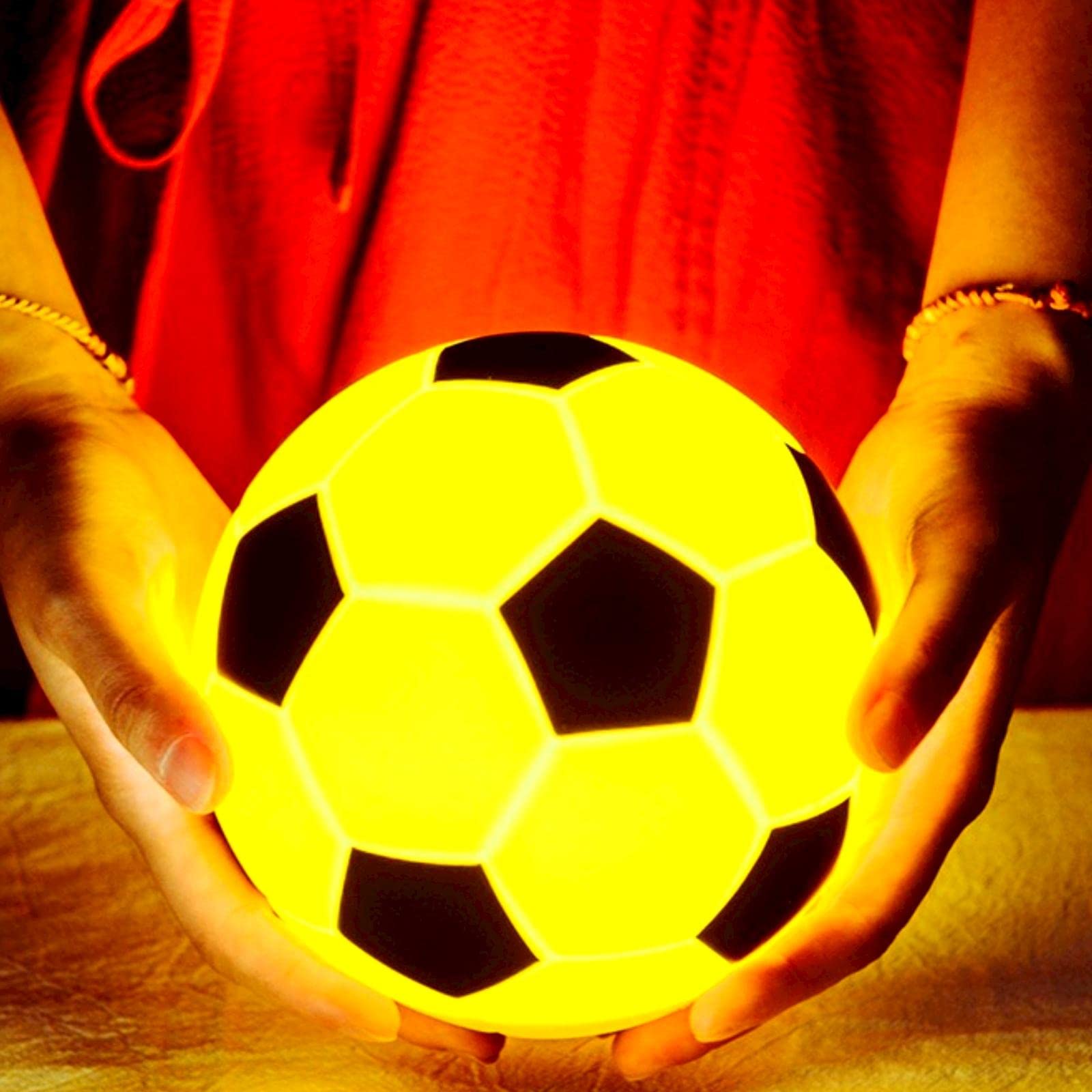 Foto 2 pulgar | Lámpara De Mesa Táctil Night Light Gzkpl Soccer Con Usb Recargable - Venta Internacional.