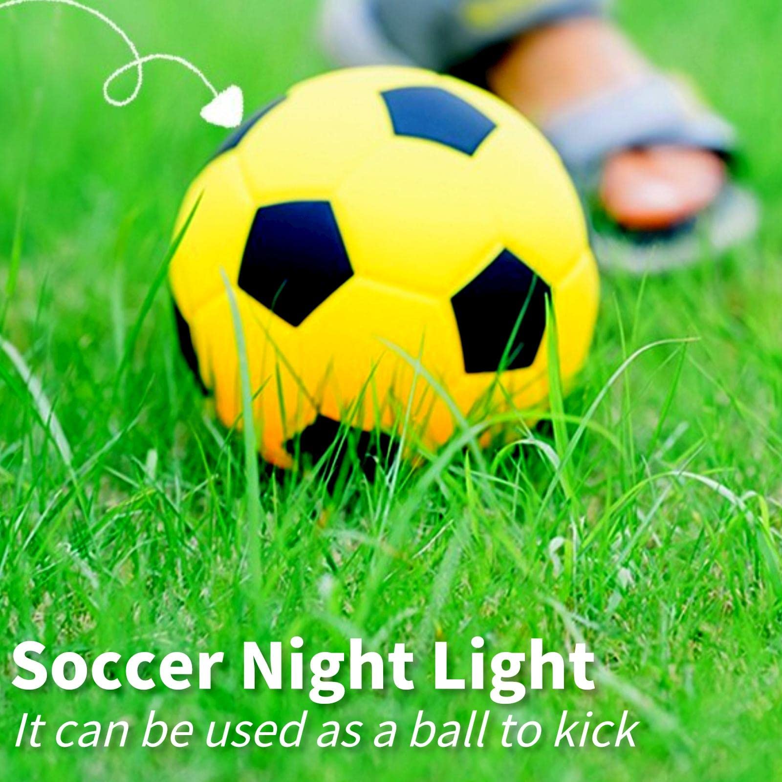 Foto 4 pulgar | Lámpara De Mesa Táctil Night Light Gzkpl Soccer Con Usb Recargable - Venta Internacional.