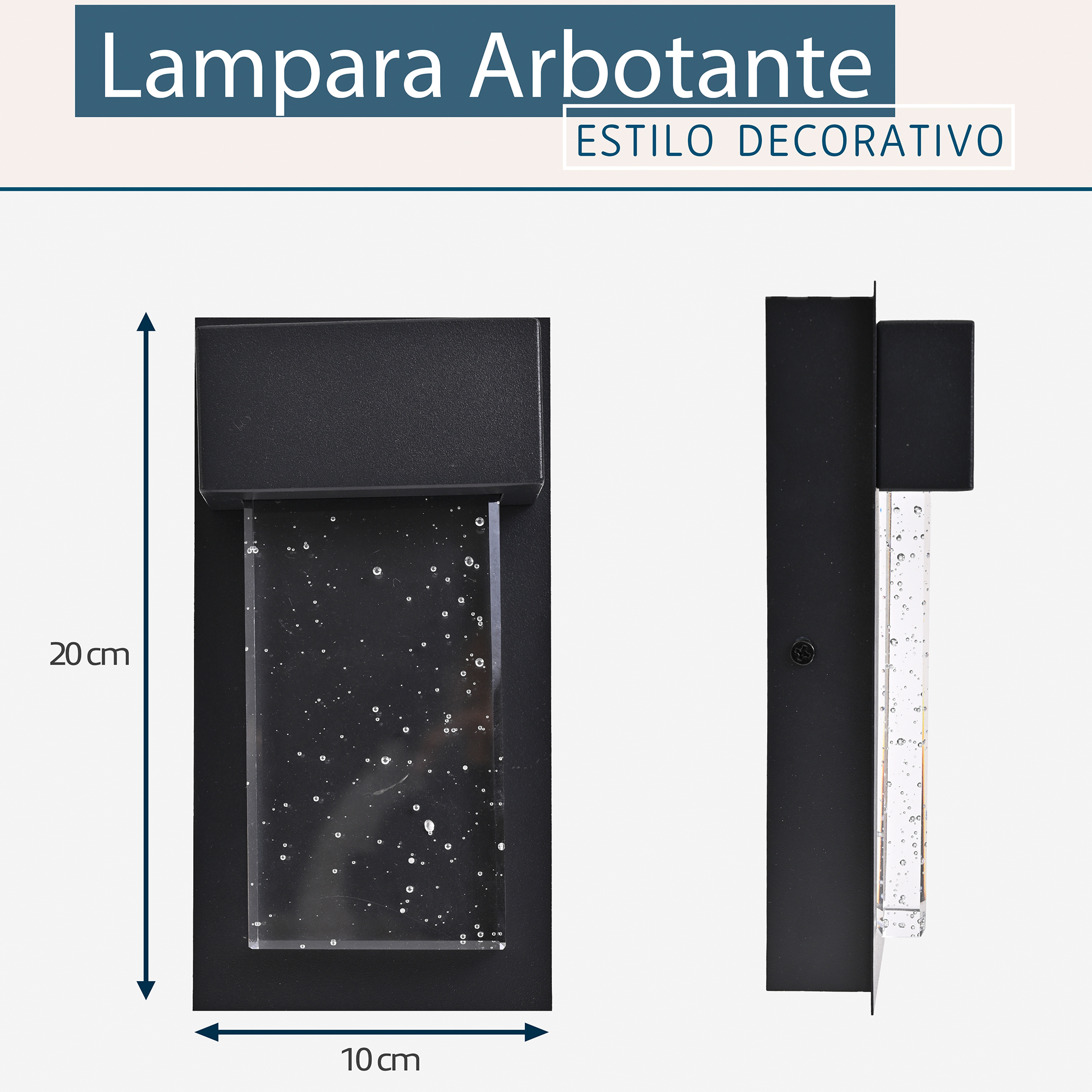 Foto 3 pulgar | Lámpara Arbotante Led Decortivo Murdok